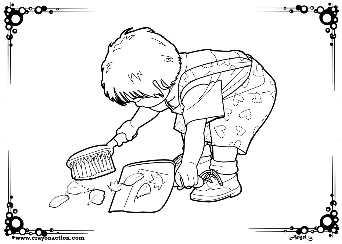 Powerful Kids Doing Chores Coloring Pages Fasc 1121x800 Powerful Kids Doing Chores Coloring Pages Fasc
