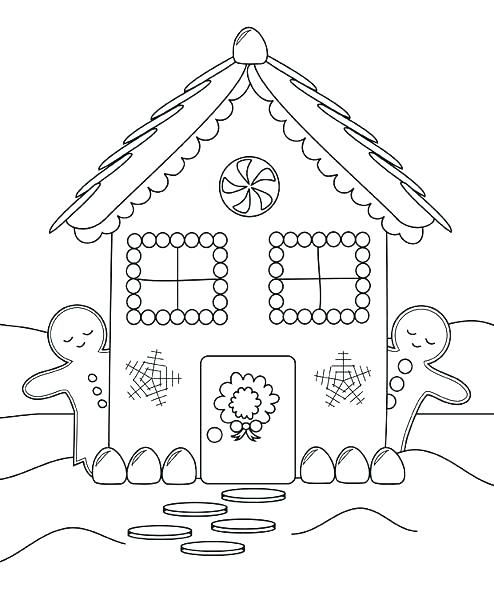 Coloring Pages House Snowflake Coloring Sheet Gingerbread House 494x611 Coloring Pages House Snowflake Coloring Sheet Gingerbread House