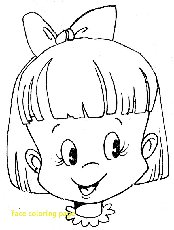 604x800 Face Coloring Page With For Kid Face Coloring Page 61 In For Kids