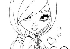 235x165 Printable Coloring Pages For Girls Face Coloring Pages For Girls