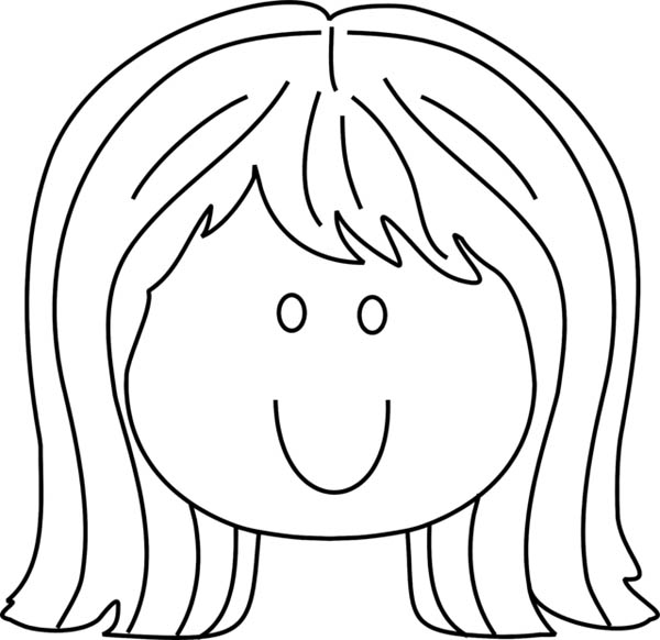 Kids Face Coloring Page at GetColorings.com | Free printable colorings ...