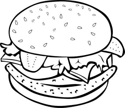 Kids Menu Coloring Page