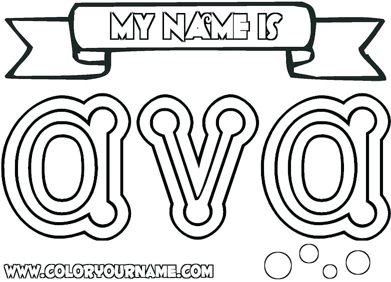 782x565 Printable Name Coloring Pages Name Coloring Page Printable Name
