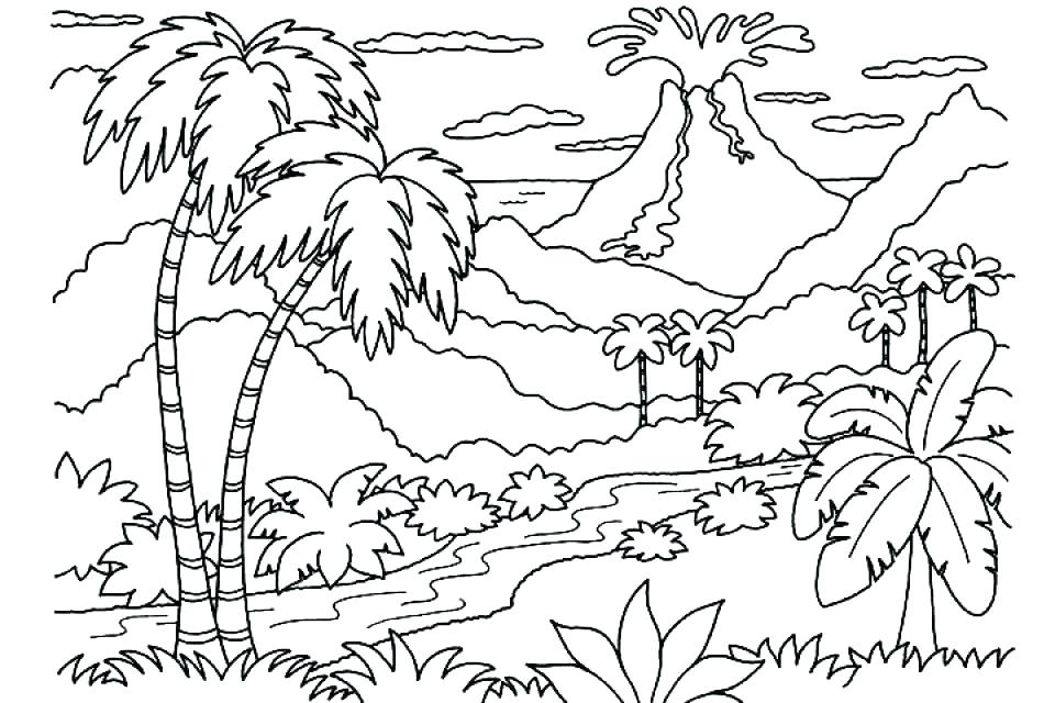 Coloring Pages Of Nature Coloring Pages Of Nature Nature Scene 960x640 Coloring Pages Of Nature Coloring Pages Of Nature Nature Scene