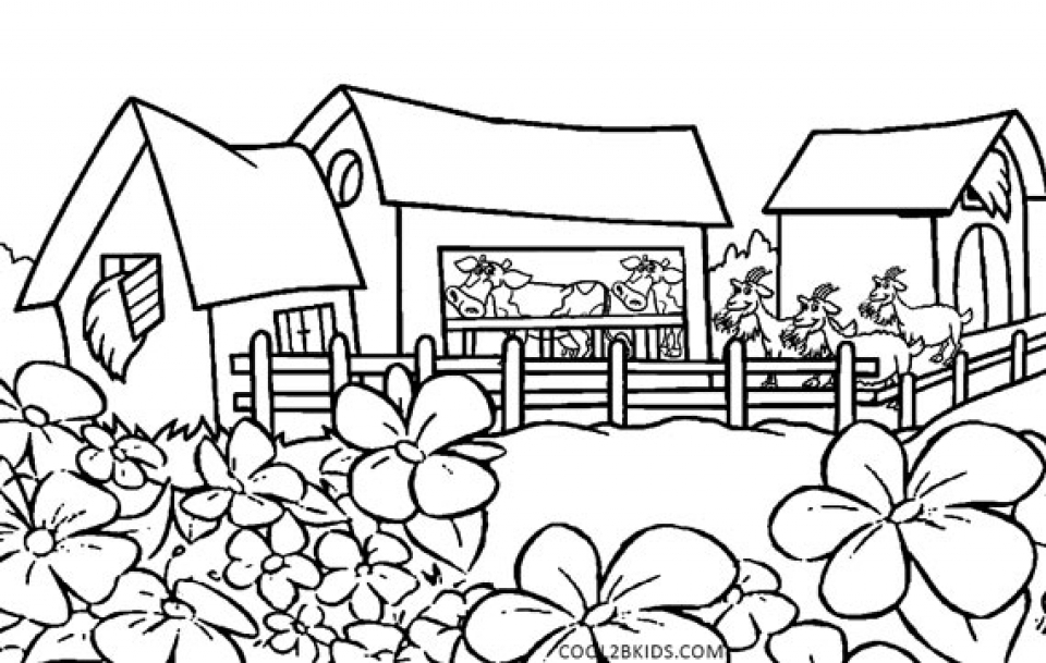 Coloring Pages For Kids Nature 960x609 Coloring Pages For Kids Nature
