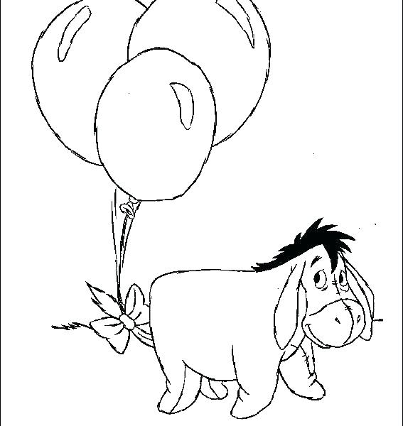 567x600 Baby Eeyore Coloring Pages Coloring Pages Pictures To Print