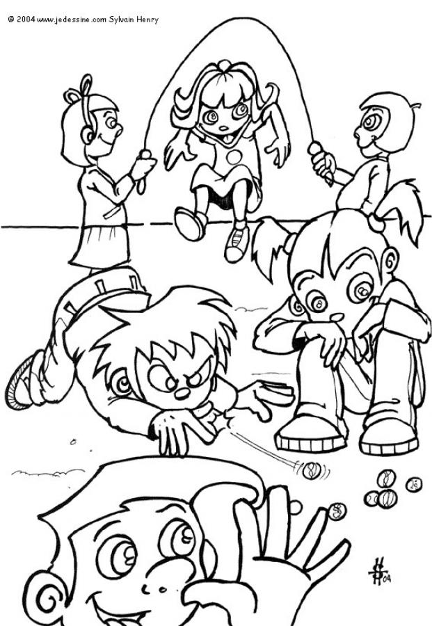 Kids Playing Coloring Pages 621x900 Kids Playing Coloring Pages