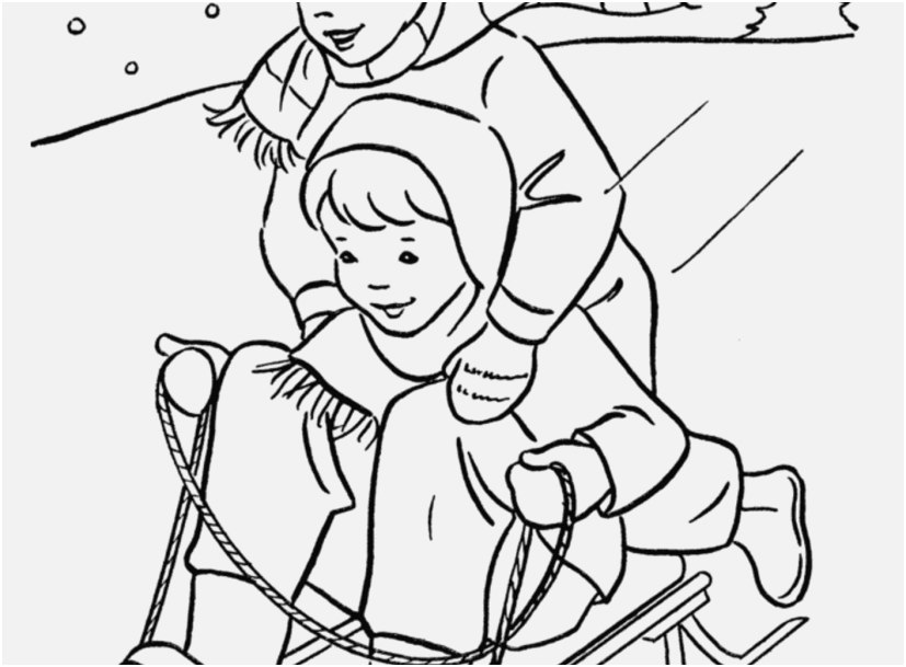 827x609 The Best Photo Winter Coloring Pages For Kids Information