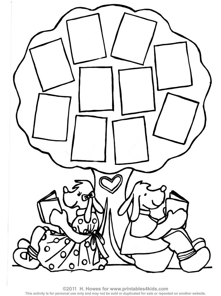 735x985 Tree Of Books Reading Log Printables For Kids Free Word Search