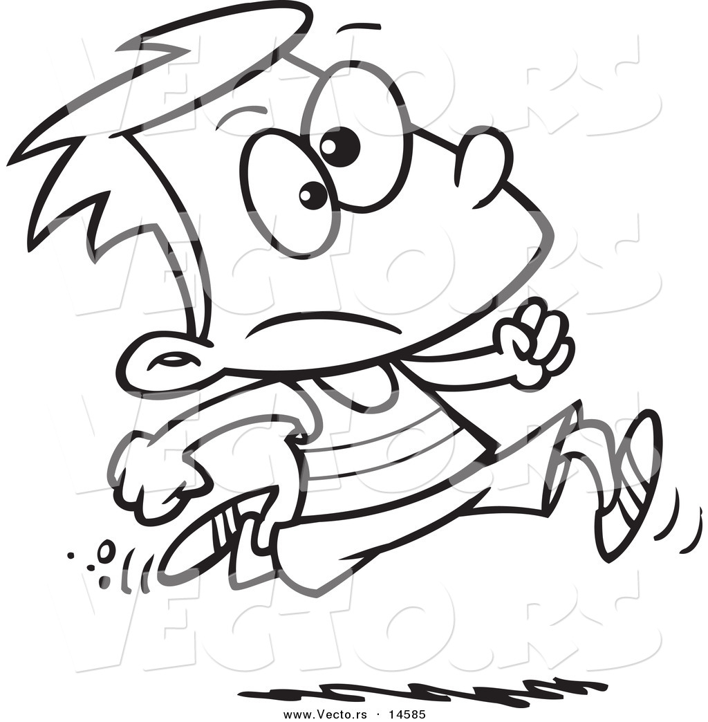 Vector Of A Cartoon Boy Running Track 1024x1044 Vector Of A Cartoon Boy Running Track