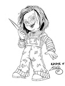 225x300 Image Result For Horror Coloring Pages Films Annabelle Colouring