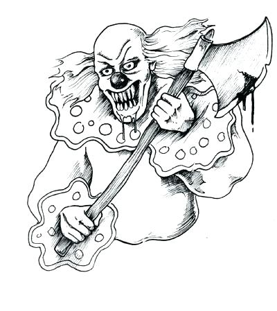 400x449 Clowns Coloring Pages Free Printable Clown Coloring Pages For Kids
