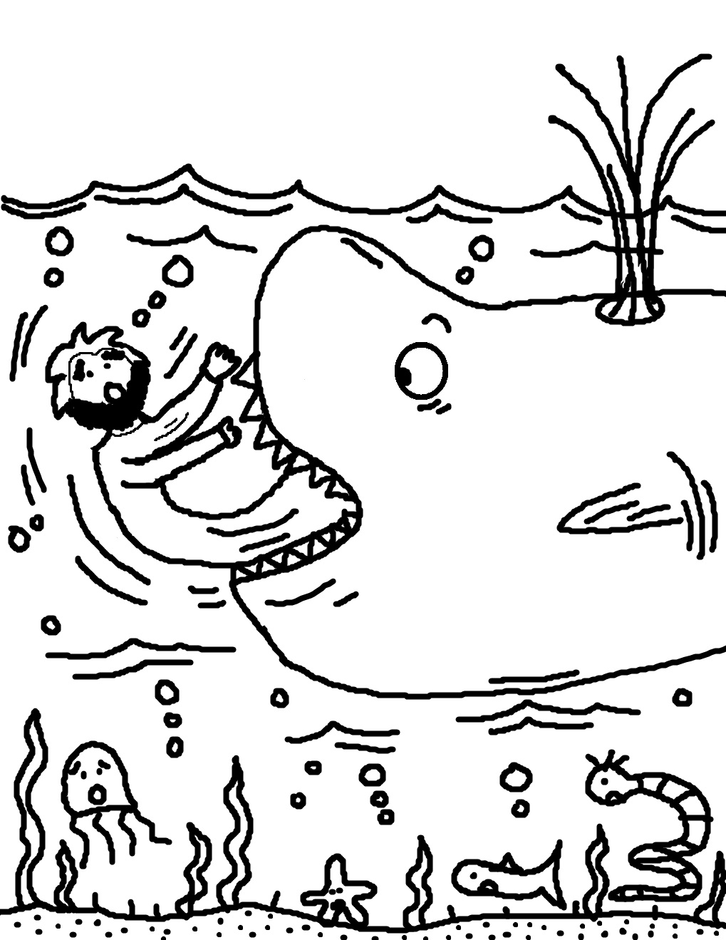 1019x1319 Whale 2 Coloring Page In Picture