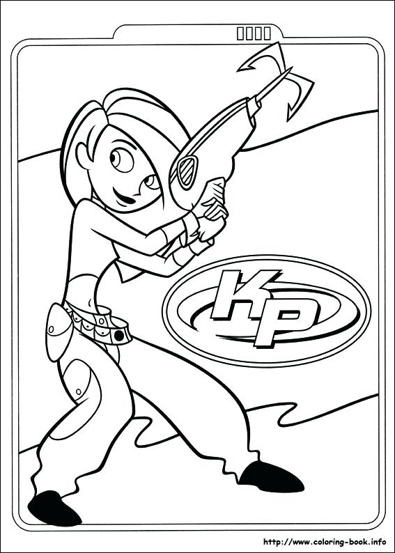 567x794 Kim Possible Coloring Pages Possible Coloring Picture Kim Possible