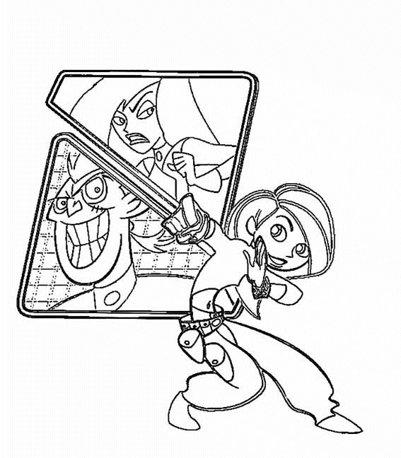 567x648 Kids N 10 Coloring Pages Of Kim Possible