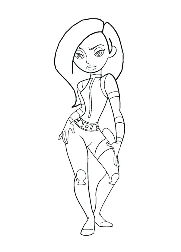 600x834 Kim Possible Coloring Pages Possible Coloring Pages Bulk Color Kim