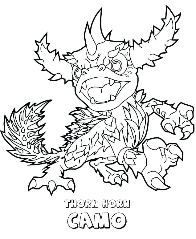 Free Skylanders Coloring Pages Free Printable Coloring Pages Thorn 636x776 Free Skylanders Coloring Pages Free Printable Coloring Pages Thorn