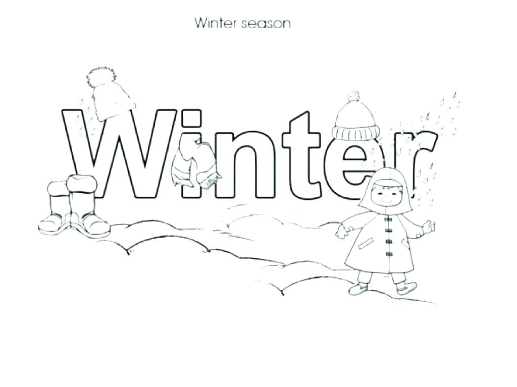 Printable Coloring Pages Winter 1024x767 Printable Coloring Pages Winter