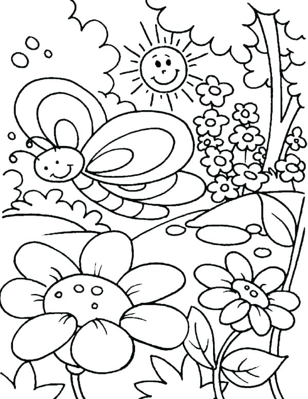 Kindergarten Coloring Pages Free at GetColorings.com | Free printable ...