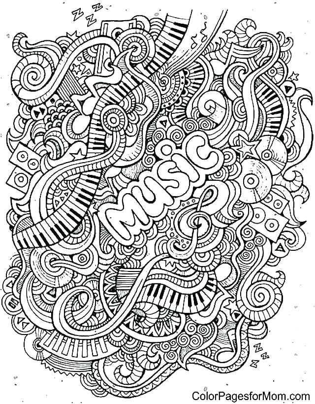 640x820 Music Coloring Pages For Kindergarten Coloring Pages Of Music