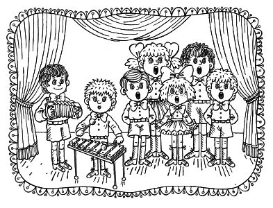 393x300 Exclusive Ideas Music Coloring Pages Bring On The Page Crayola Com