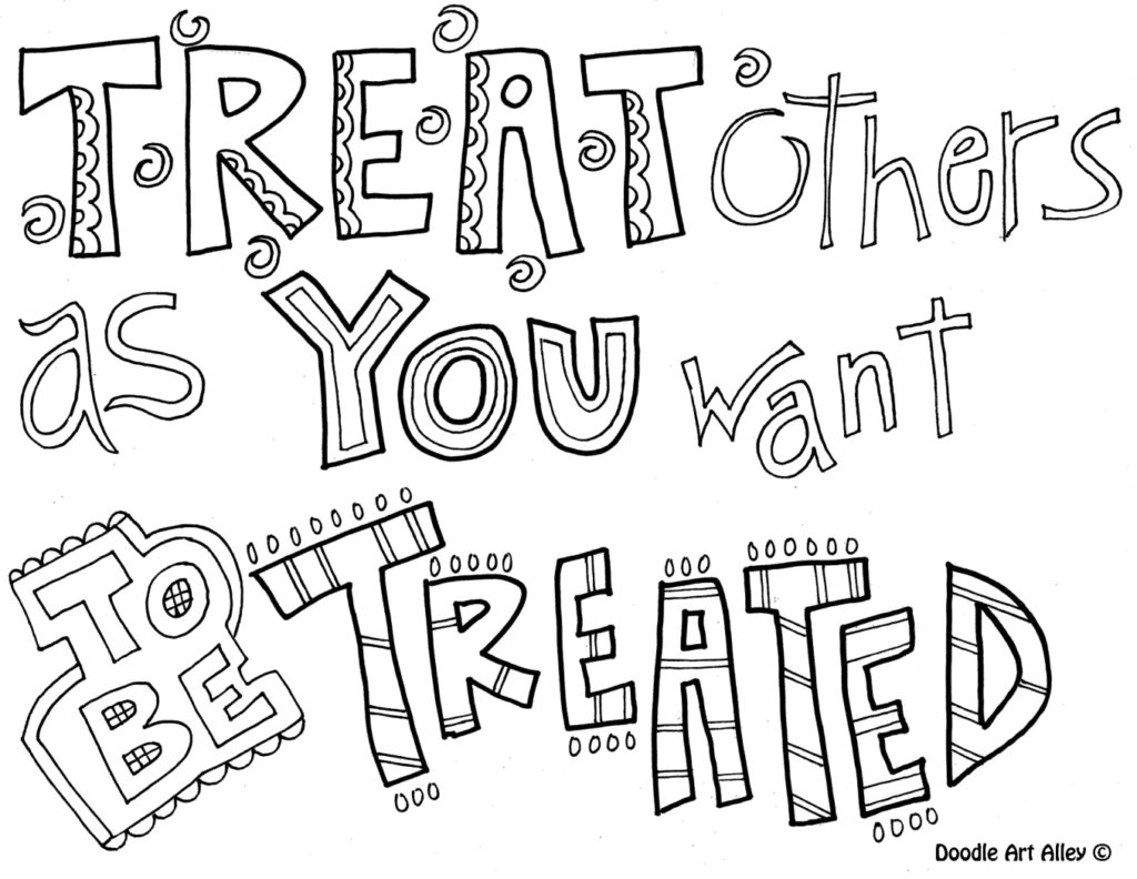1024x792 Kindness Coloring Pages Printable Respect Sheets 5050 Portfolio