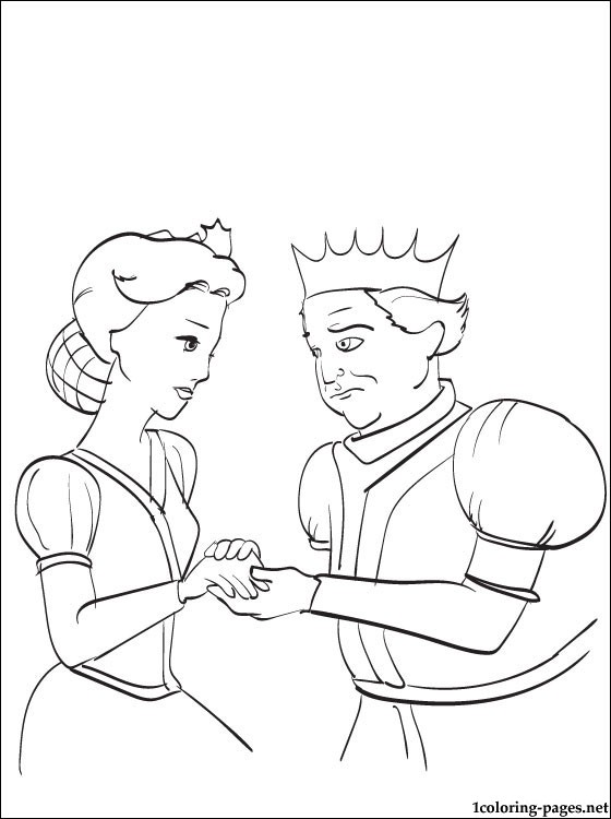 King And Queen Of Shrek Line Drawing Coloring Pages 560x750 King And Queen Of Shrek Line Drawing Coloring Pages