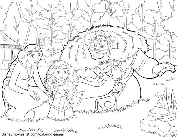 Disney Brave Coloring Pages Printable Brave King Queen Baby 600x464 Disney Brave Coloring Pages Printable Brave King Queen Baby