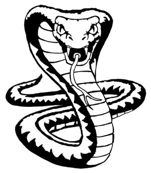 300x345 King Cobra Snake Drawings Cobra Cobra Snake, King