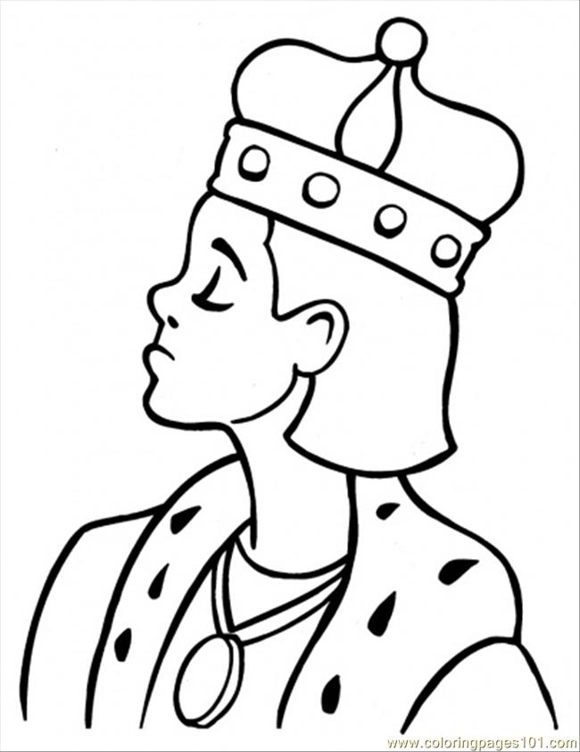 King Coloring Page 650x842 King Coloring Page