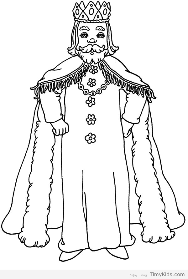 King Coloring Page Timykids 600x892 King Coloring Page Timykids