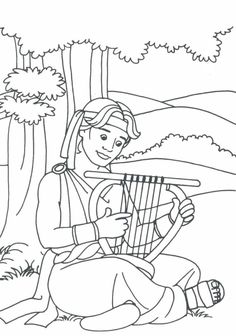 236x336 516776 David Coloring Pages David Bible Printables King David