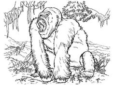 King Kong Coloring Pages Xmans 1year King Kong 236x180 King Kong Coloring Pages Xmans 1year King Kong