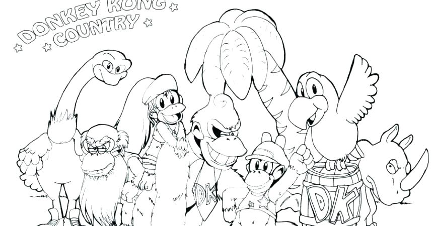 King Kong Coloring Pages Mutant Coloring Pages Donkey Kong Mario 860x450 King Kong Coloring Pages Mutant Coloring Pages Donkey Kong Mario