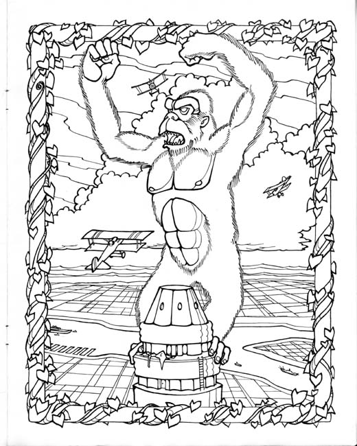 King Kong Coloring Pages at GetColorings.com | Free printable colorings ...