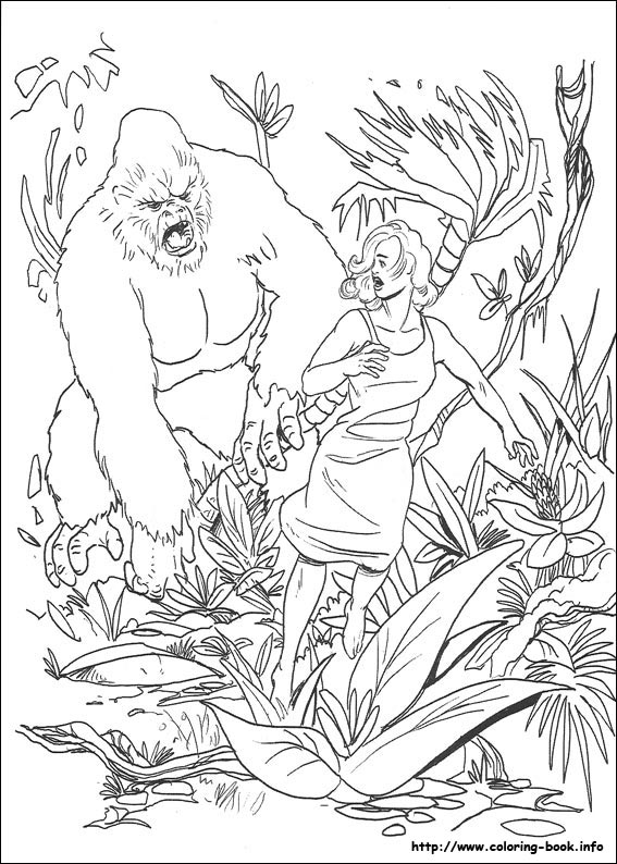 King Kong Coloring Pages On Coloring 567x794 King Kong Coloring Pages On Coloring