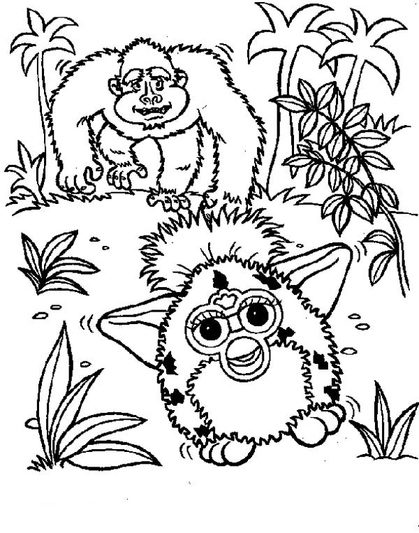 Furby And King Kong Coloring Pages Batch Coloring 600x763 Furby And King Kong Coloring Pages Batch Coloring