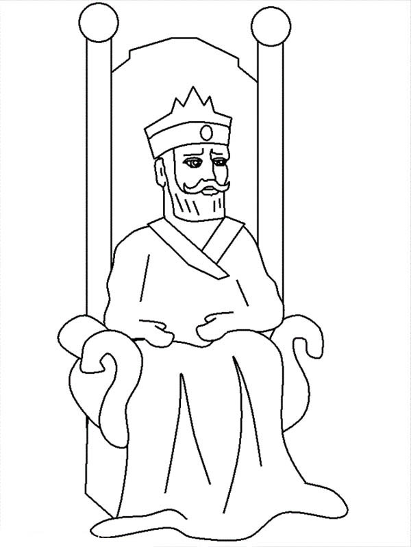 600x799 Nebuchadnezzar Coloring Page