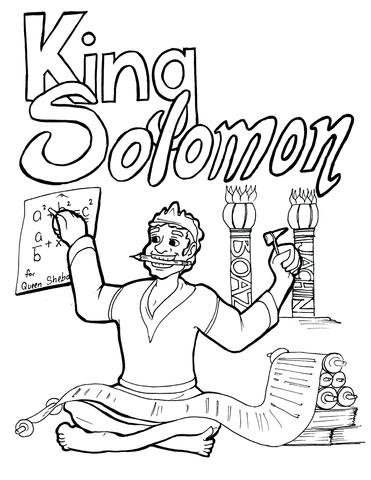 Solomon Coloring Page Children's Ministry Deals 371x480 Solomon Coloring Page Children's Ministry Deals