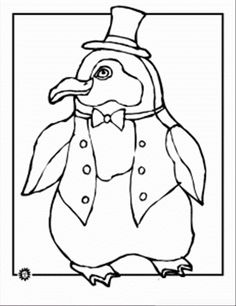 236x306 King Penguin Coloring Page Penguin Doodle Penguins