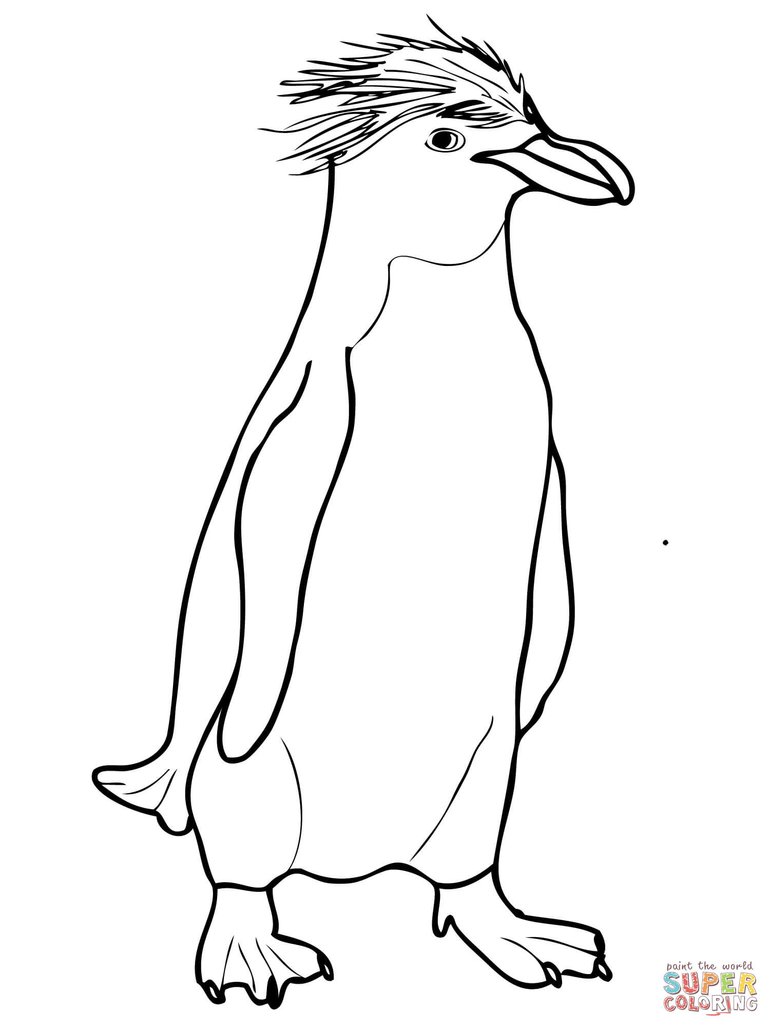 1500x2000 Best Ideas Of King Penguin Coloring Pages For Macaroni Crested
