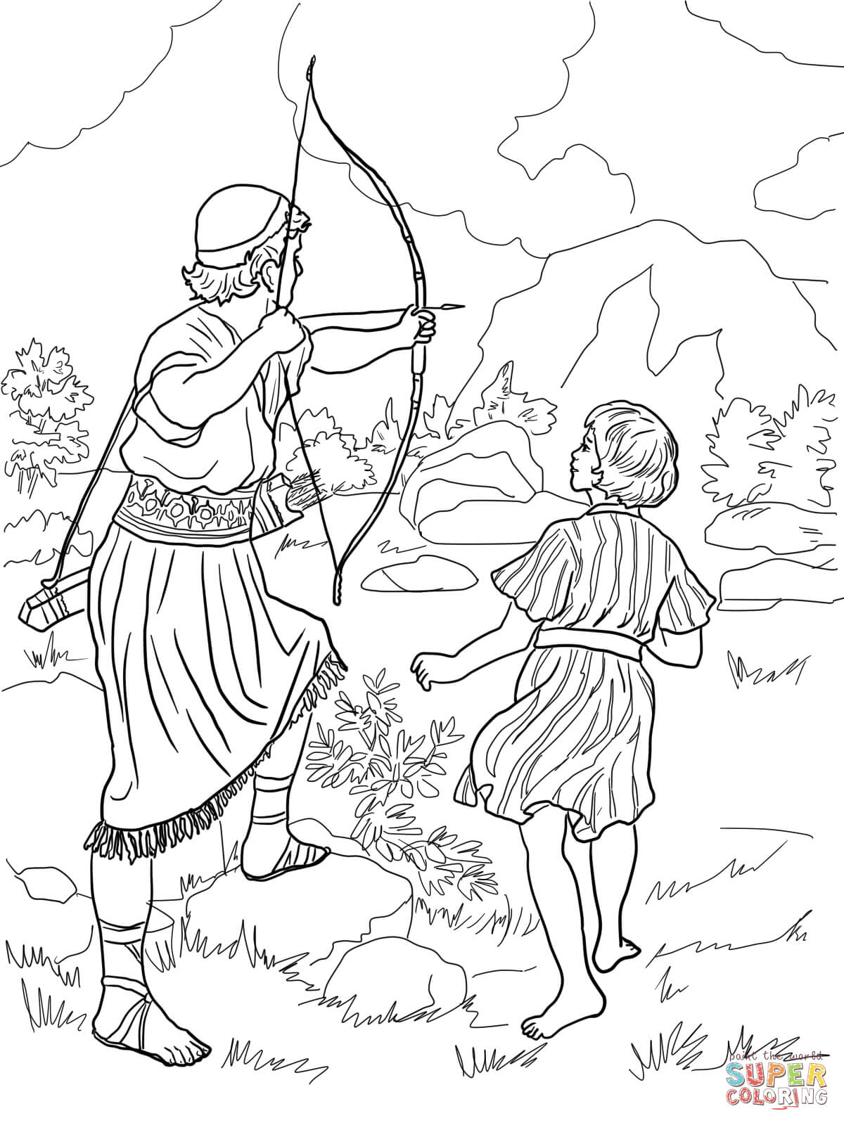 1200x1600 King David Coloring Pages Free