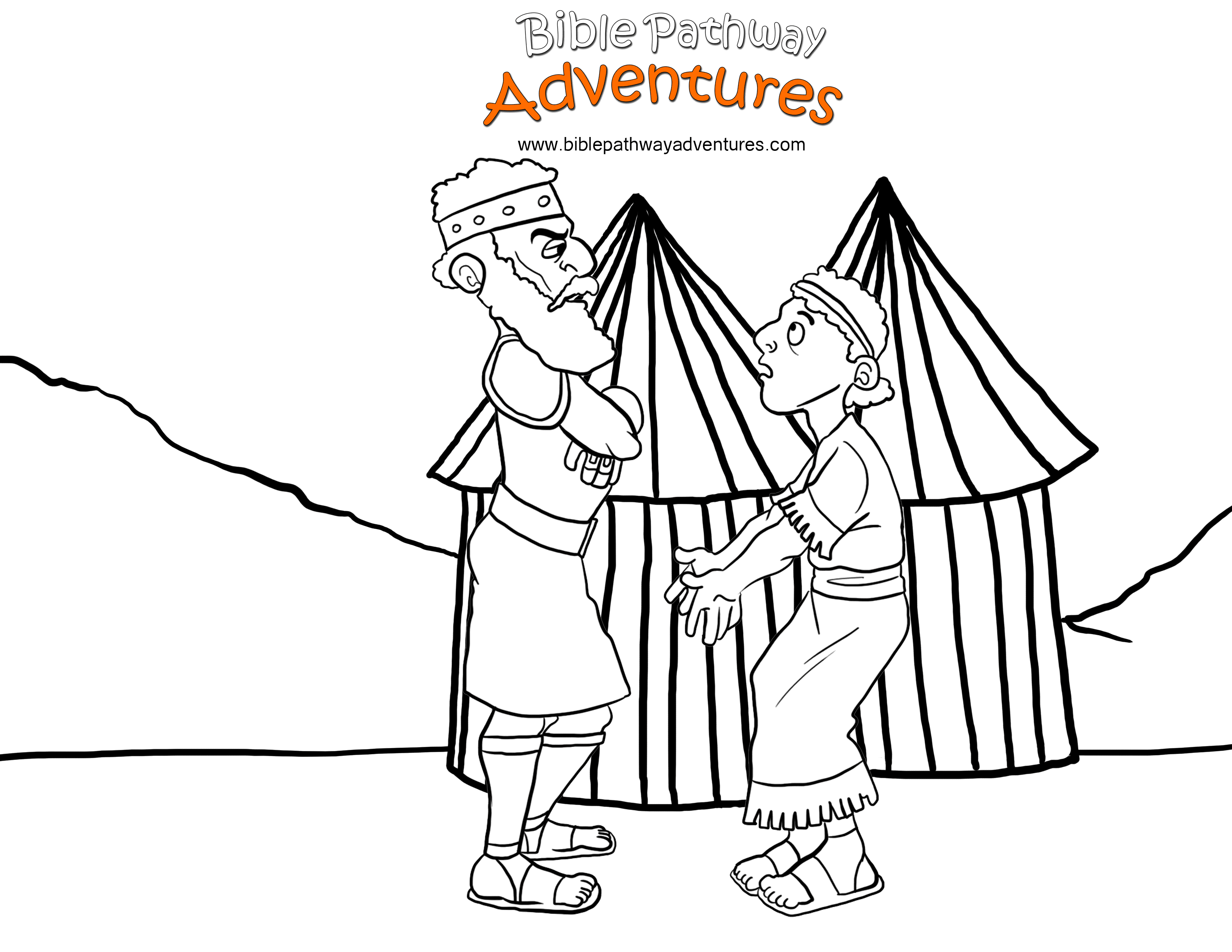 3300x2550 Free Bible Coloring Page