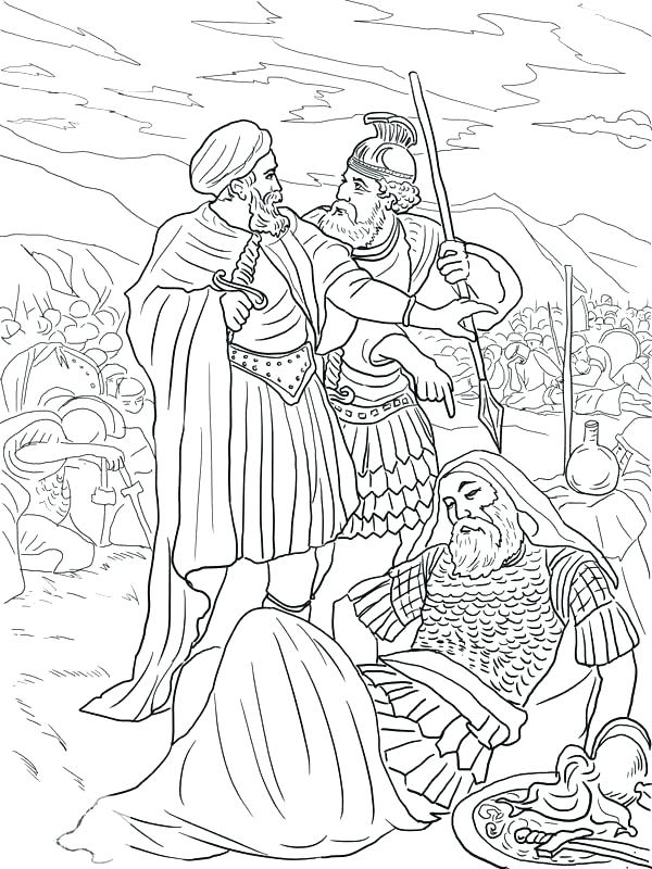 King Saul Coloring Page at GetColorings.com | Free printable colorings ...