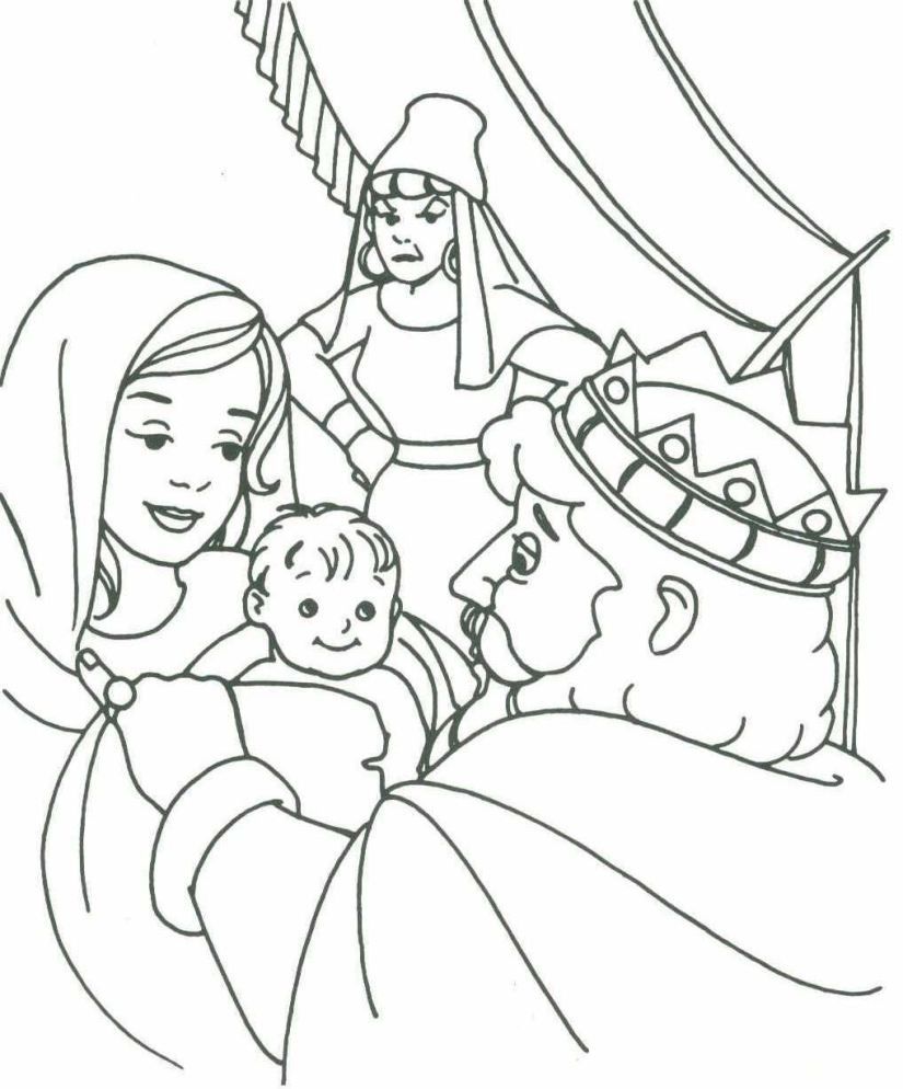 Download King Solomon Coloring Pages Printable Bible For Kids Http 825x994 Download King Solomon Coloring Pages Printable Bible For Kids Http