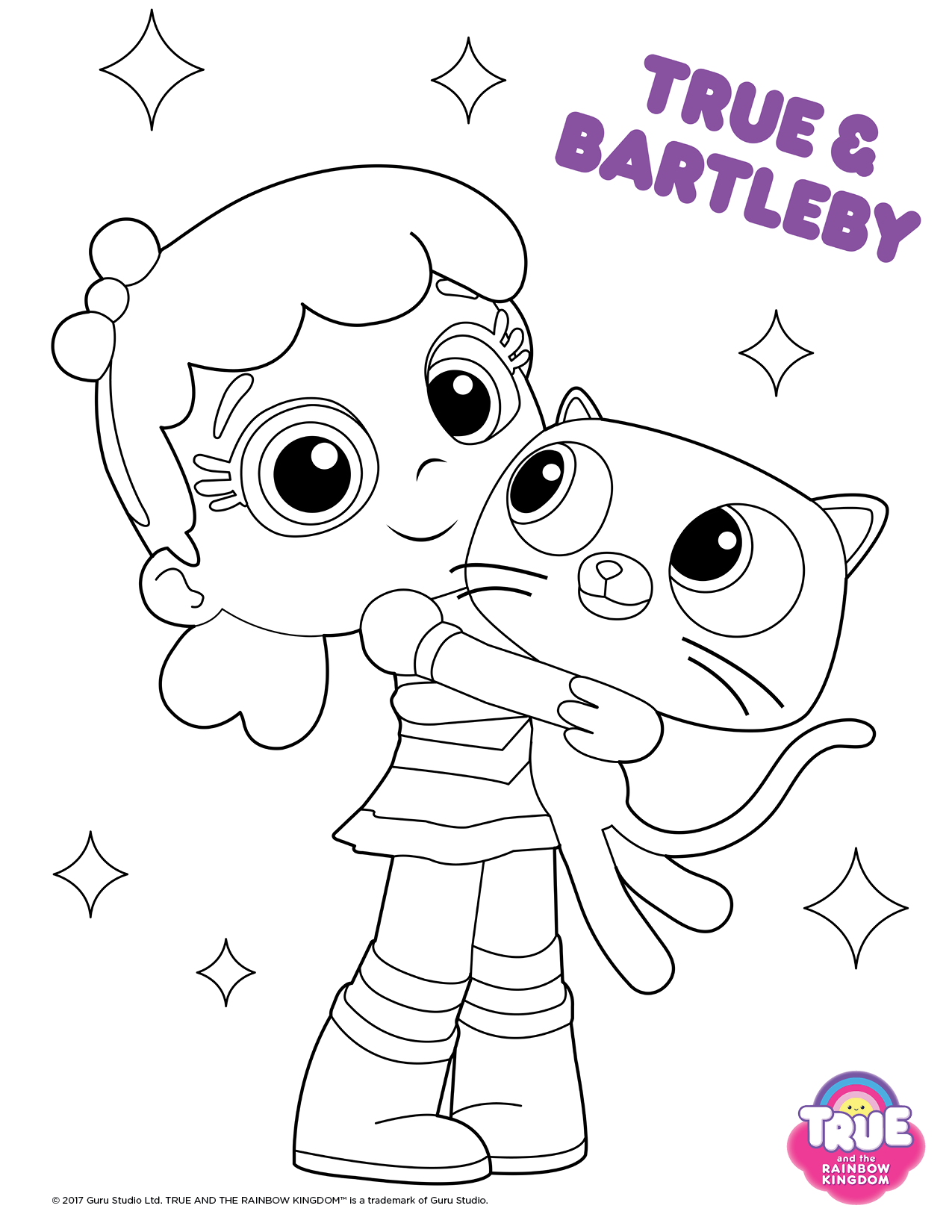 True And Bartleby From Cartoon True And The Rainbow Kingdom 1275x1650 True And Bartleby From Cartoon True And The Rainbow Kingdom