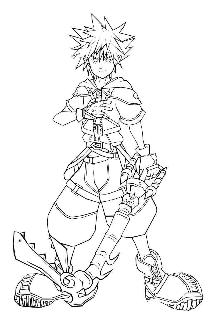 Free Printable Kingdom Hearts Coloring Pages For Kids 726x1101 Free Printable Kingdom Hearts Coloring Pages For Kids
