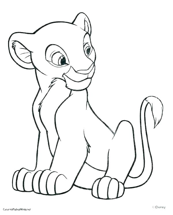 600x744 Lion Pictures To Color Also Lion Coloring Page Free Lion King