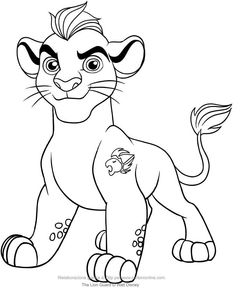 799x992 The Lion Guard Coloring Page Beautiful Pages