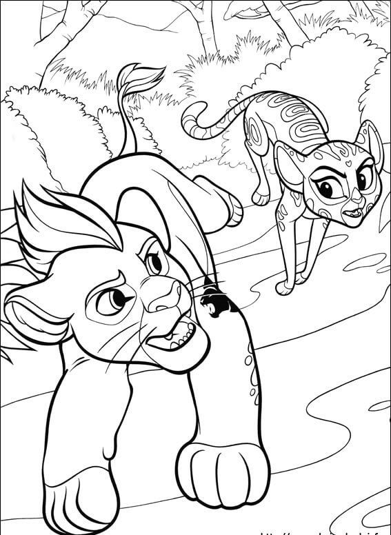 567x776 20 Printable The Lion Guard Coloring Pages